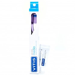 Vitis Escova de dentes média, 1 unidade.