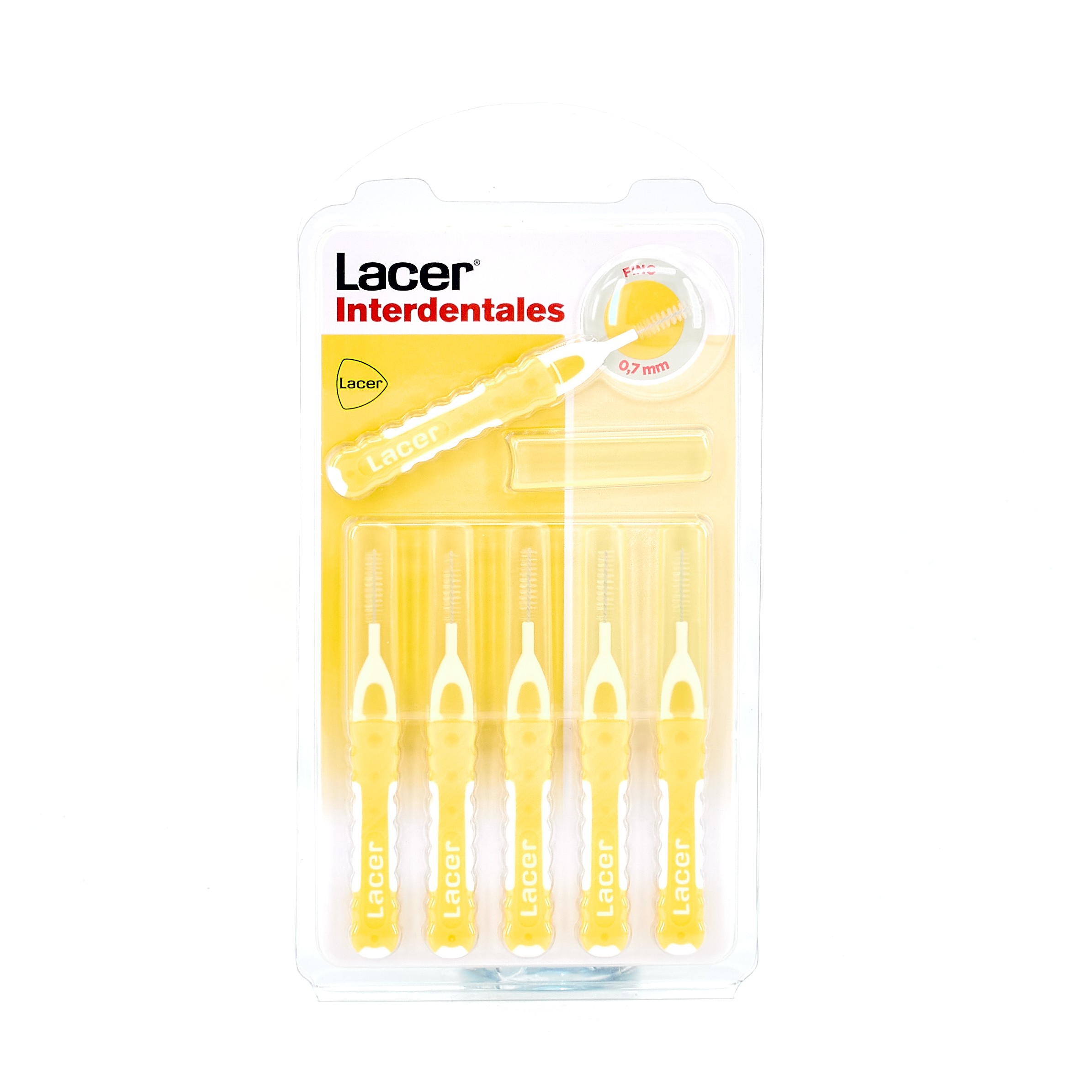 Lacer interdental fino reto, 6pcs.