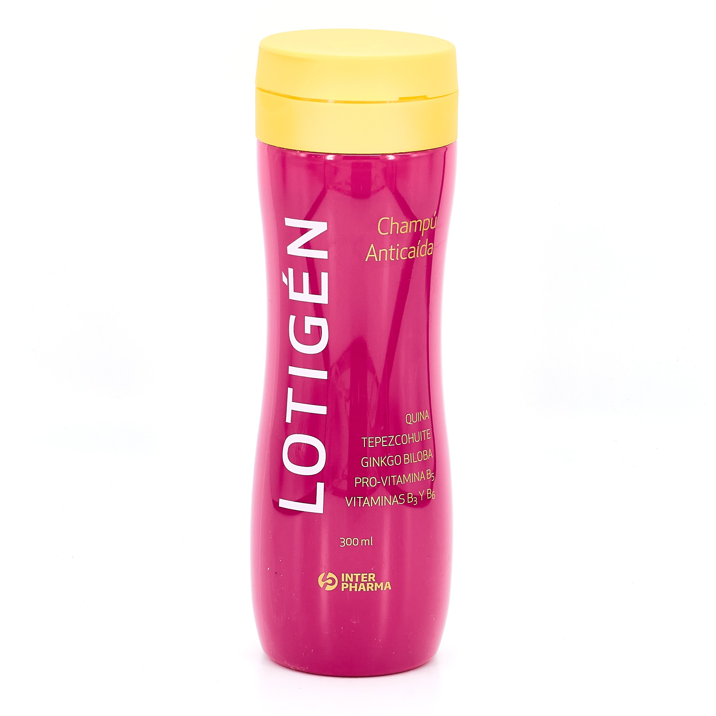 Lotigén Shampoo Antiqueda de cabelo, 300ml.