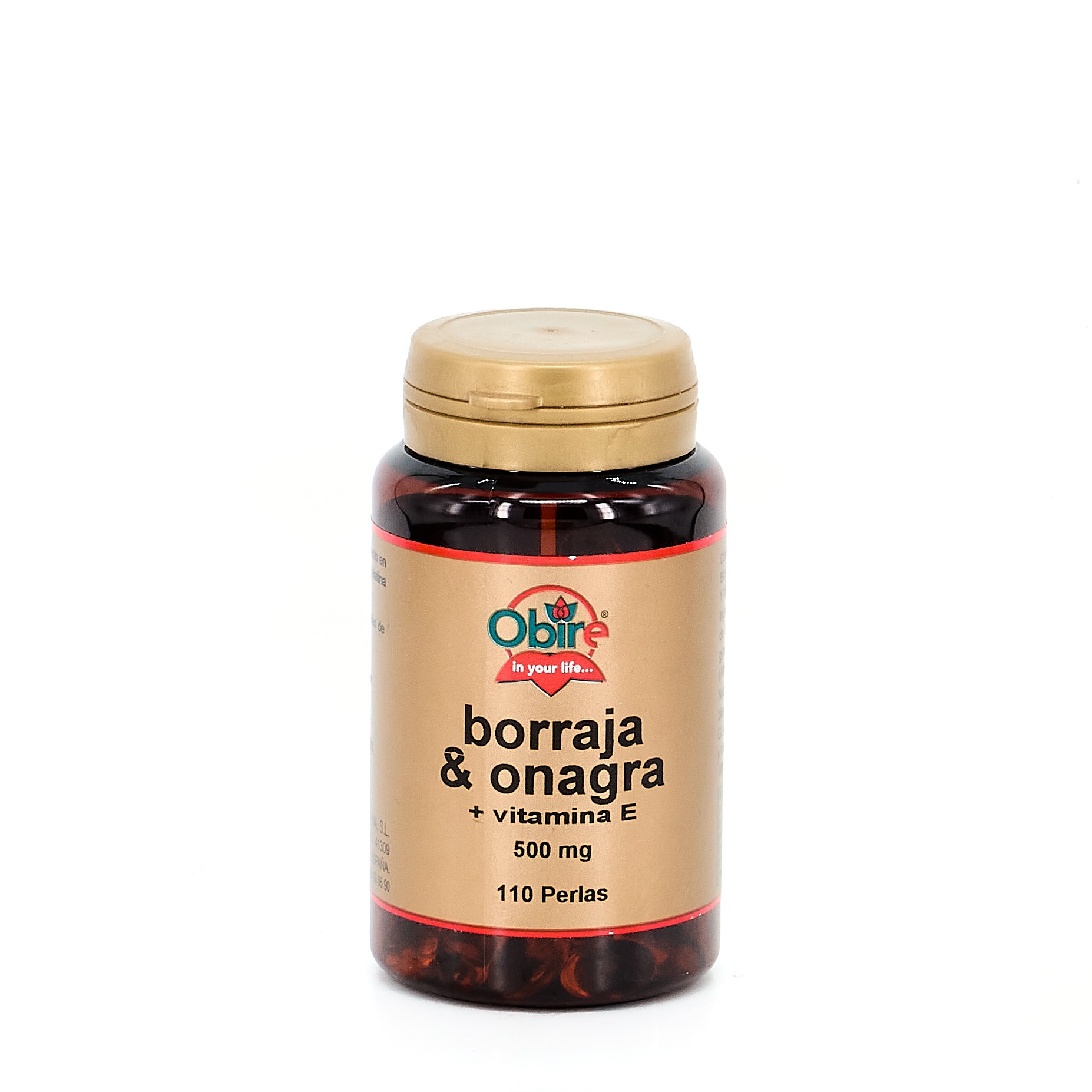 Borragem de Obire + prímula 500 mg, 110 pérolas.