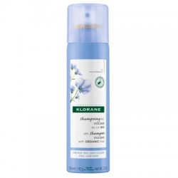 Klorane Shampoo Seco de Linho Orgânico, 150 ml