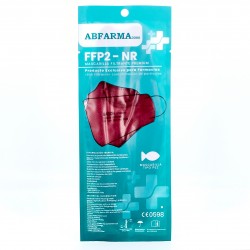 FFP2 Máscara Burgundy Fish, 1 pc.