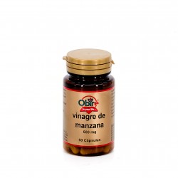 Vinagre de maçã Obire 500 mg, 60 Caps.