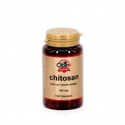 Obire quitosana 300 mg, 100 cápsulas.