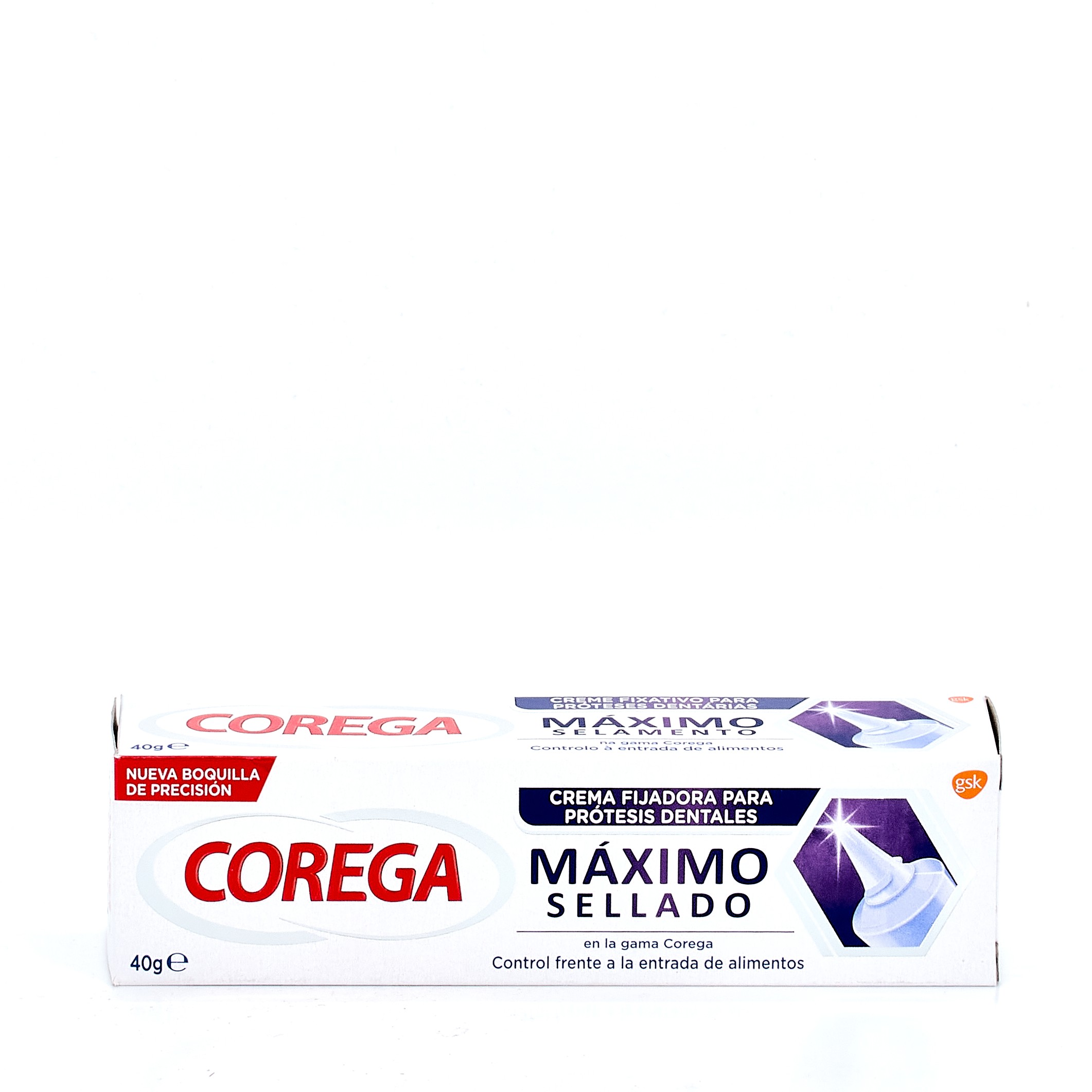 Prótese Corega Máxima Vedação Adesiva, 40g.