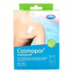 Cosmopor impermeável, 10cm x 8cm 5 curativos adesivos