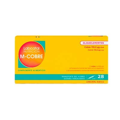 Labcatal manganeso-cobre, 28 ampollas