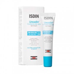 Isdin Ureadin creme gel de contorno dos olhos FPS20, 15ml.