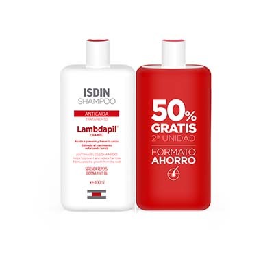 Lambdapil Duplo Shampoo Antiqueda de Cabelo, 2x400ml.