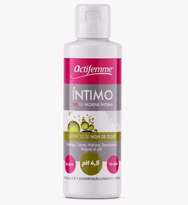 Actifemme Gel Íntimo 100ml. Para o cuidado diário da mulher