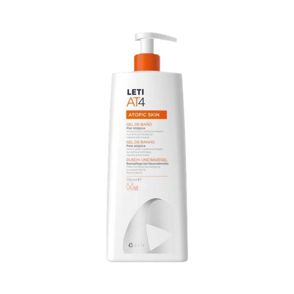 Leti AT4 Lava Corpo, 750 ml