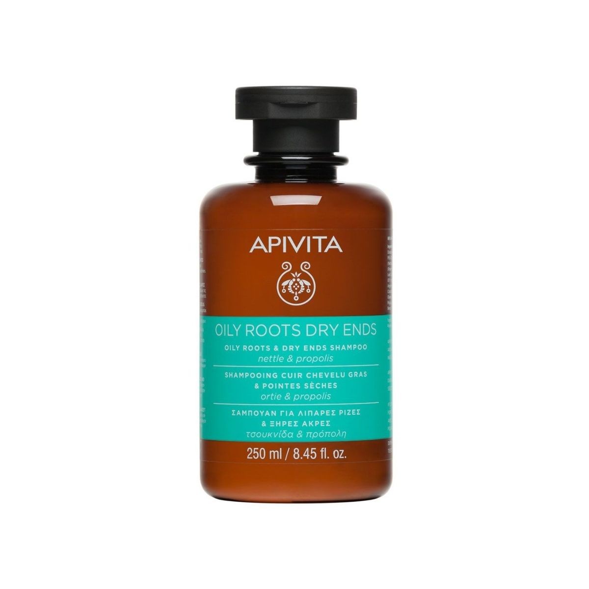 Apivita Shampoo Balanceador para Raízes Oleosas e Pontas Secas, 250 ml