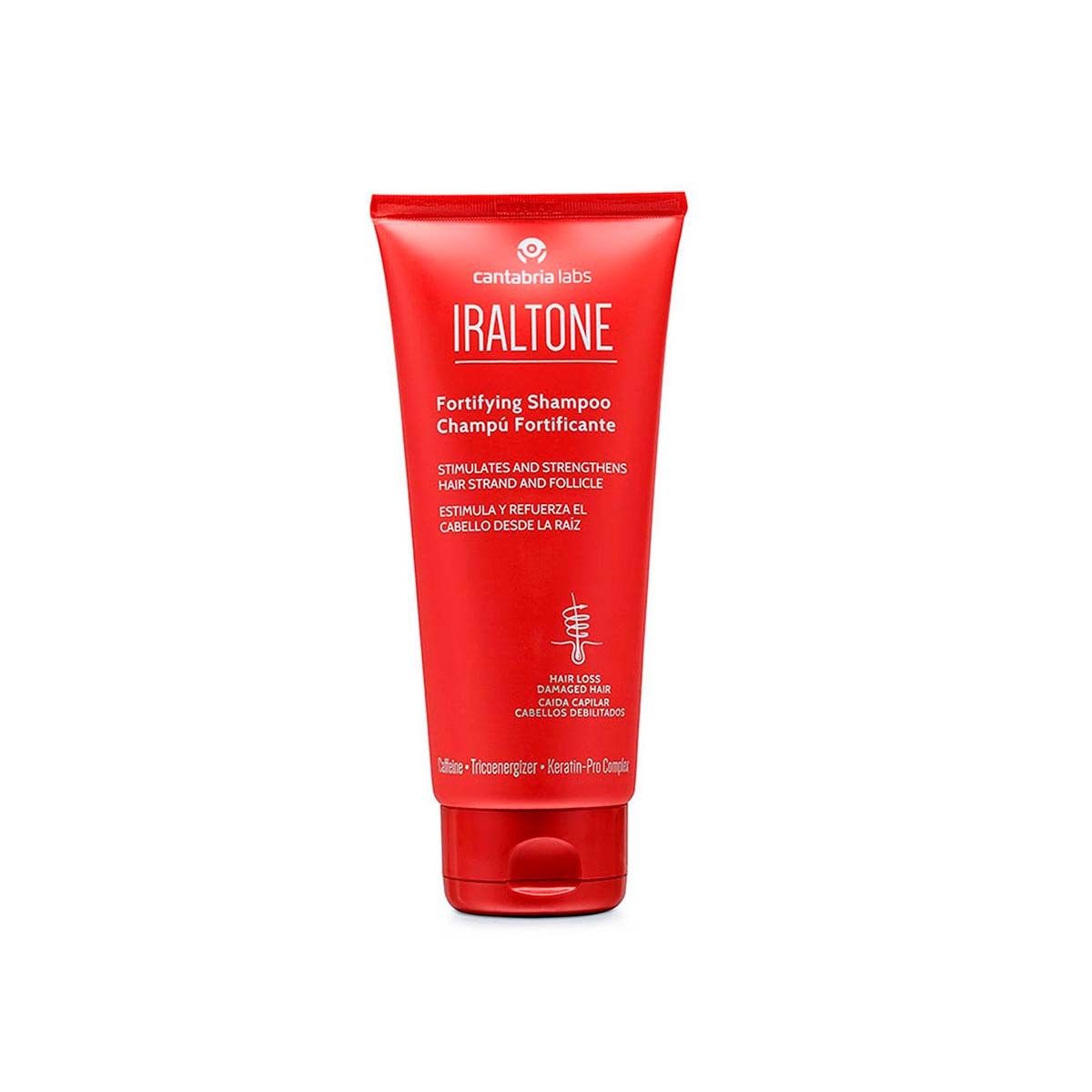 Shampoo Fortificante Iraltone, 200 ml.