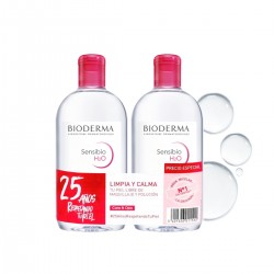 Bioderma Pack Solução Micelar Sensibio H2O, 500 ml + 500 ml