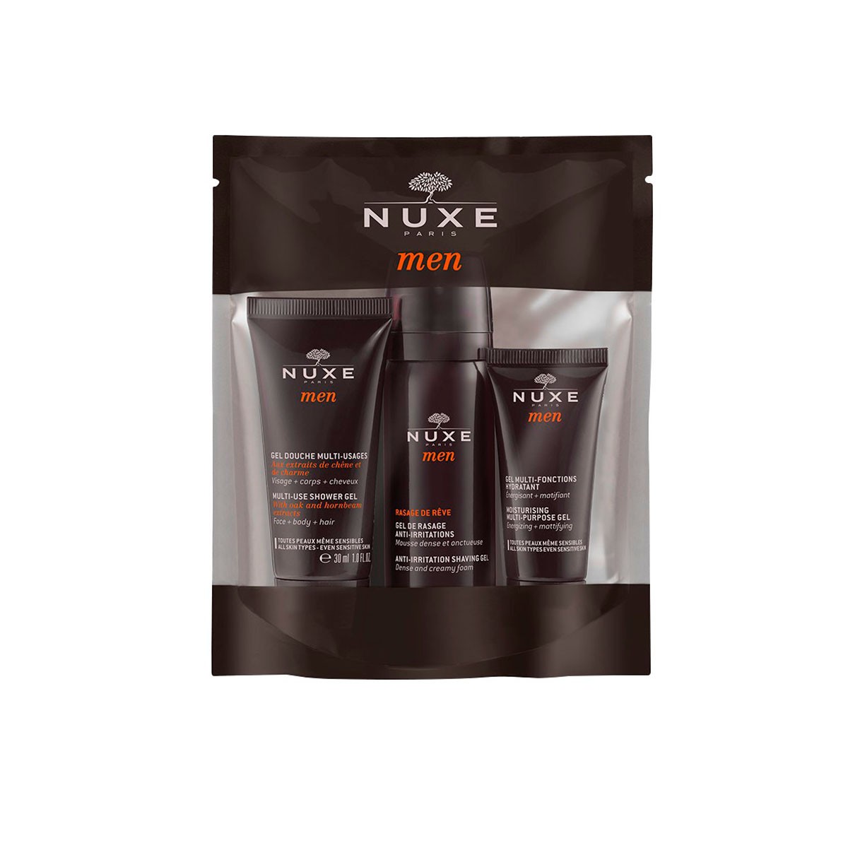 Kit de viagem Nuxe Men.