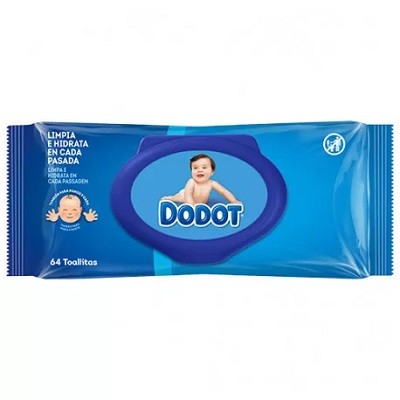 Toalhetes dermoativos Dodot, 64 peças