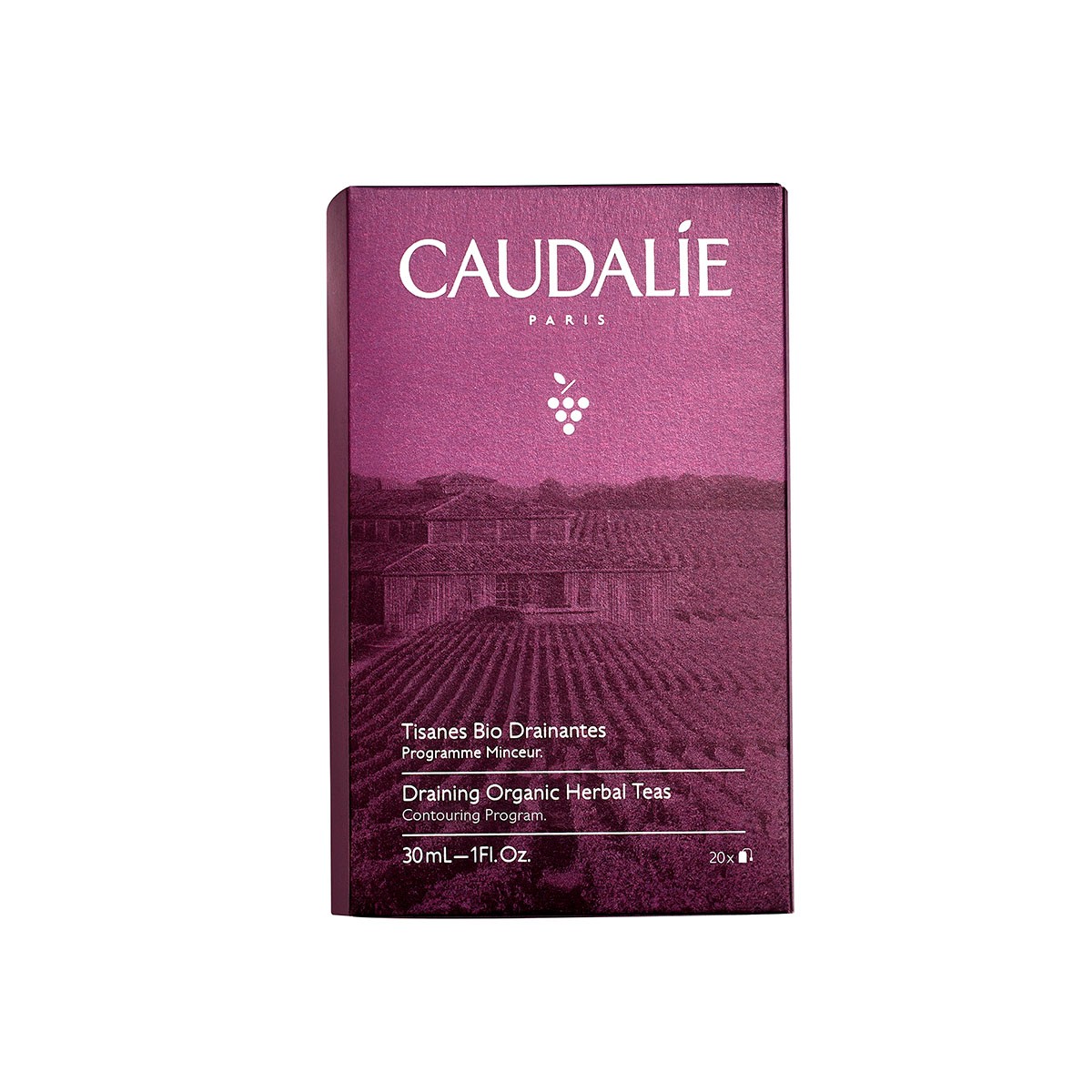 Caudalie Organic Draining Herbal Teas, 20 sachês