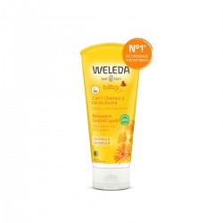 Weleda bebê Calendula Shampoo & Gel de banho. 200 ml