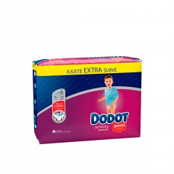 DODOT Calça Atividade Extra Jumbo Pack tamanho 6, 37 unidades.