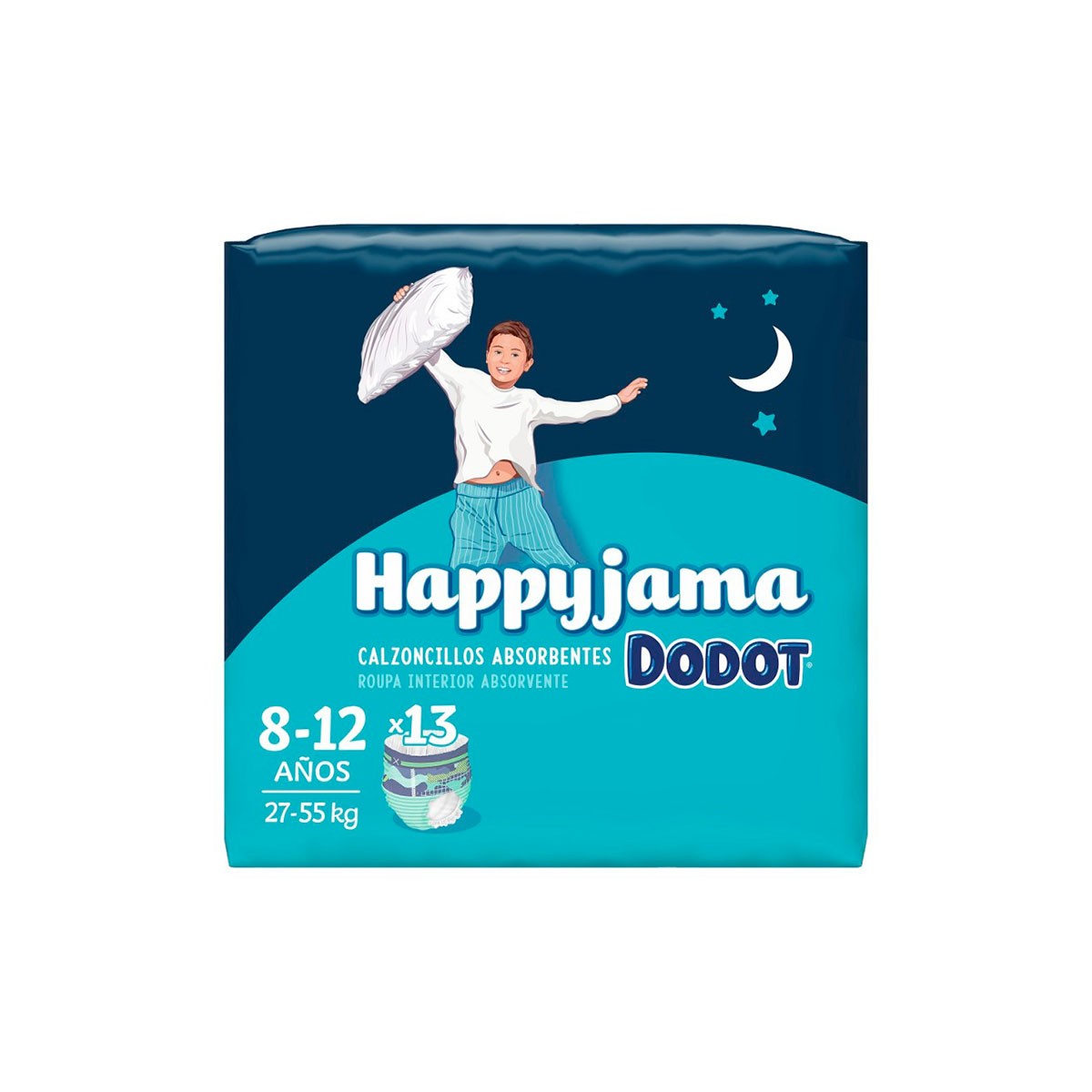 DODOT happyjamas meninos carregam tamanho do pacote 8, 13 Unidades.