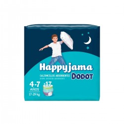 Dodot happyjamas meninos carregam tamanho do pacote 7, 17 unidades