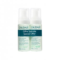 Espuma de Limpeza Caudalie DUPLO, 2x150ml.