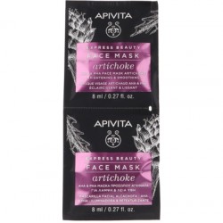Apivita Express Beauty Alcachofra Máscara Facial, 2x8 ml