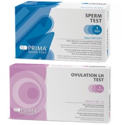 Teste de ovulação em primeira casa teste LH + teste de esperma, 5 teste + 1 teste