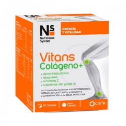 Ns vitans sabor colágeno+ limão, 30 sachês