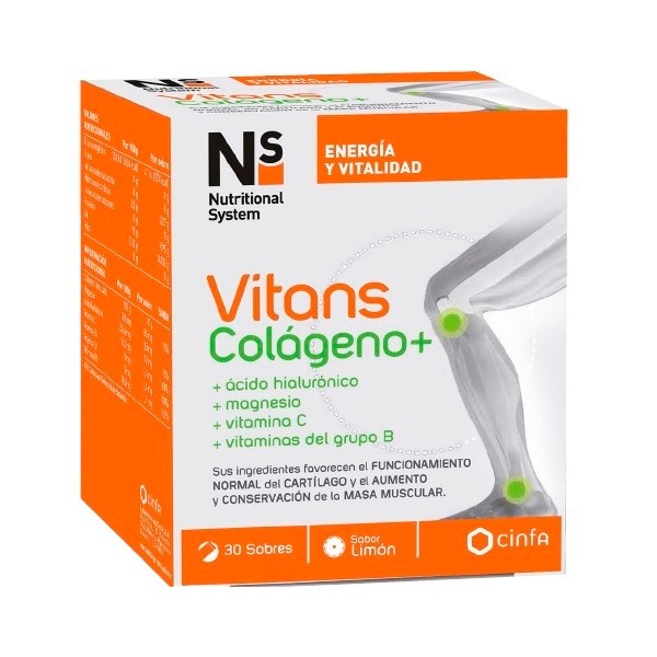 Ns vitans sabor colágeno+ limão, 30 sachês