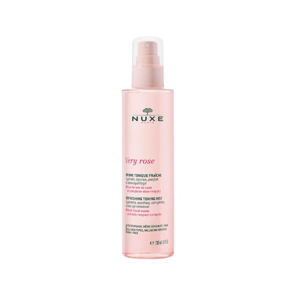 Nuxe Very Rose Névoa Tonificante Refrescante, 200ml