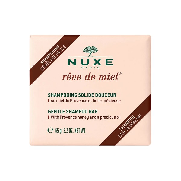 Nuxe Rêve de Miel Shampoo Suave Sólido, 65 g