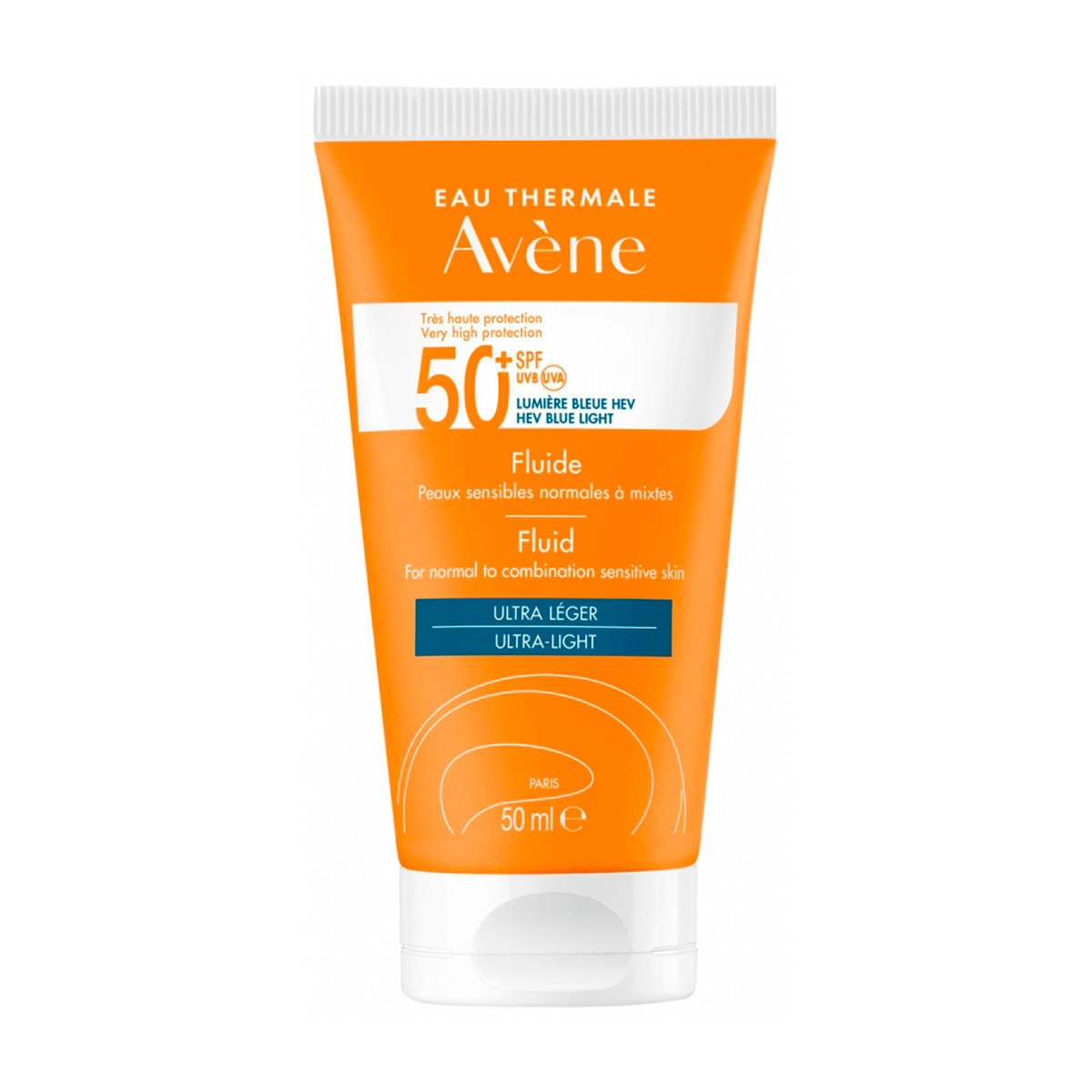 Avene Fluido Solar FPS 50+, 50 ml