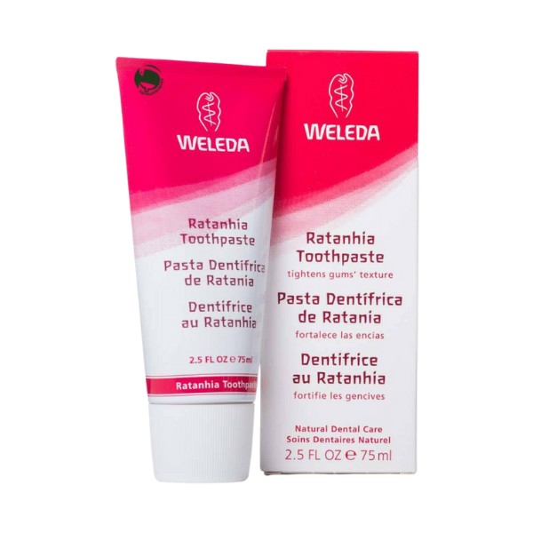 Weleda pasta dentrífica de ratania, 75 ml