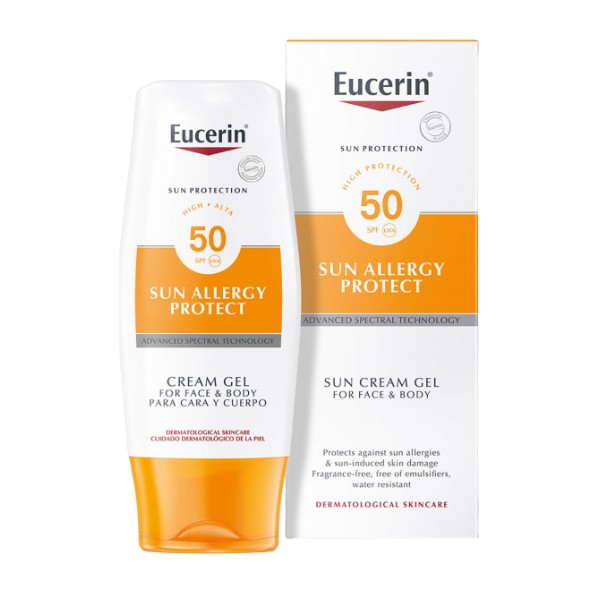 Eucerin Sol Alergia Solar FPS50, 150 ml