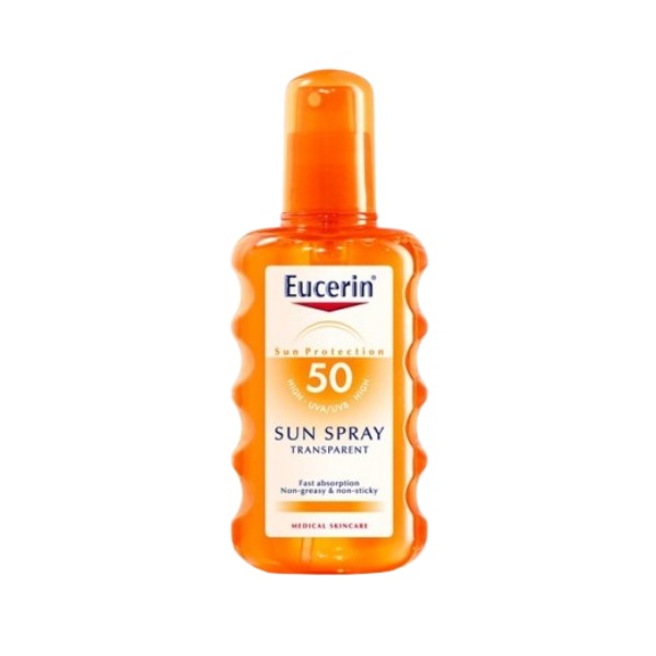 Eucerin Sun Sol Transparente Solar Vaporizador FPS50, 200 ml
