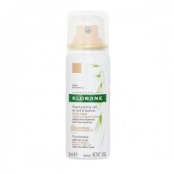 Klorane Shampoo Seco Leite de Aveia Colorido, 50 ml