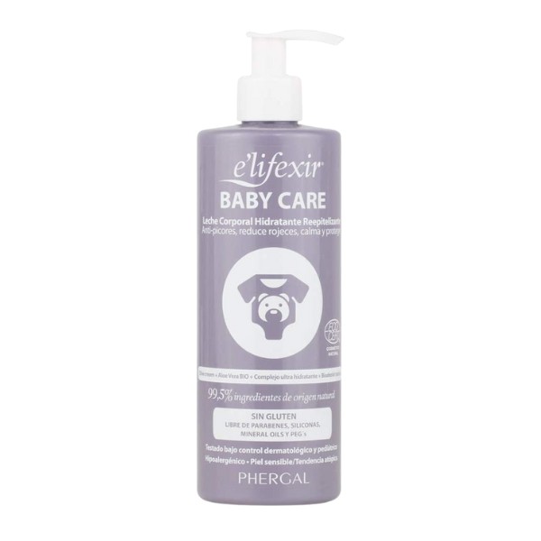Elifexir Eco Baby Care hidratantes de leite corporal, 400 ml
