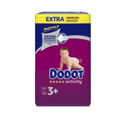 Dodot tamanho de atividade 3, 66 fraldas