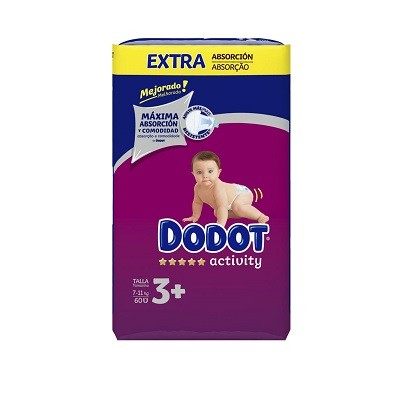 Dodot tamanho de atividade 3, 66 fraldas