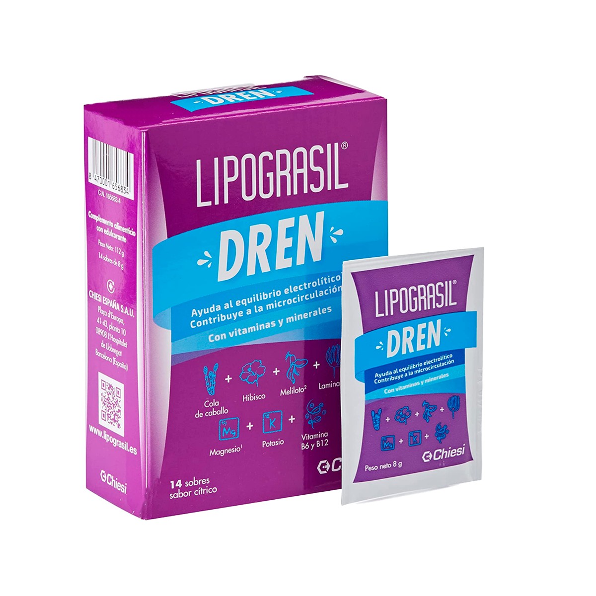 Lipograsil Dren, 14 sachês