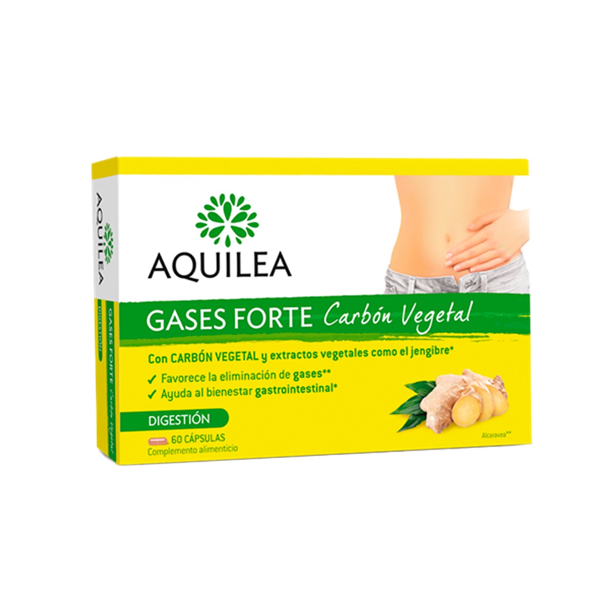 Aquilea Gases Forte, 60 cápsulas