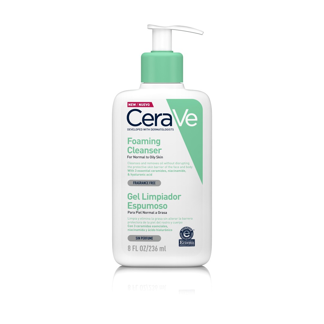 Cerave Gel de Limpeza Espumante, 236ml.