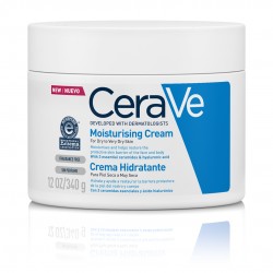 Cerave Creme Hidratante para Pele Seca, 340 g.