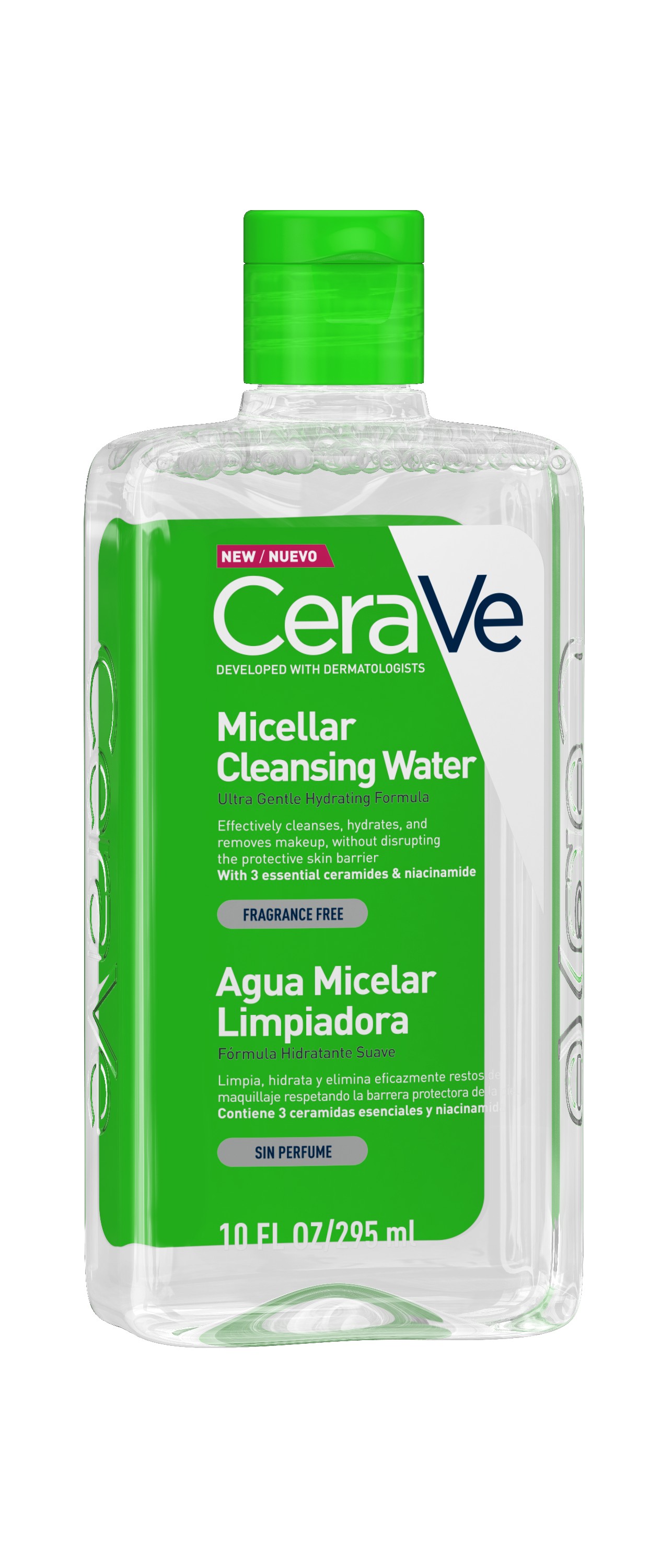 Água de Limpeza Micelar Cerave, 295ml.