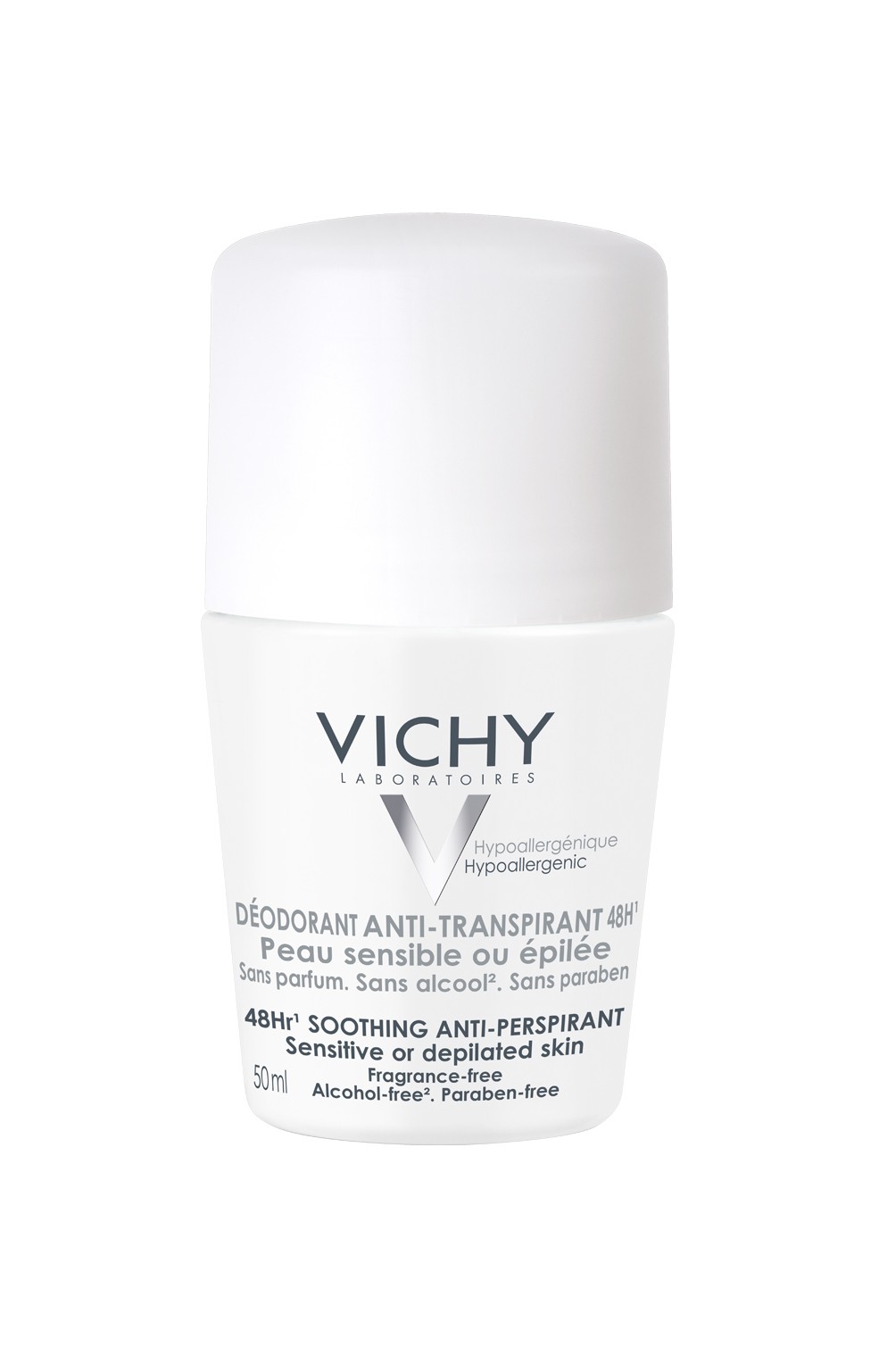 Desodorante antitranspirante Vichy para peles sensíveis, 50 ml