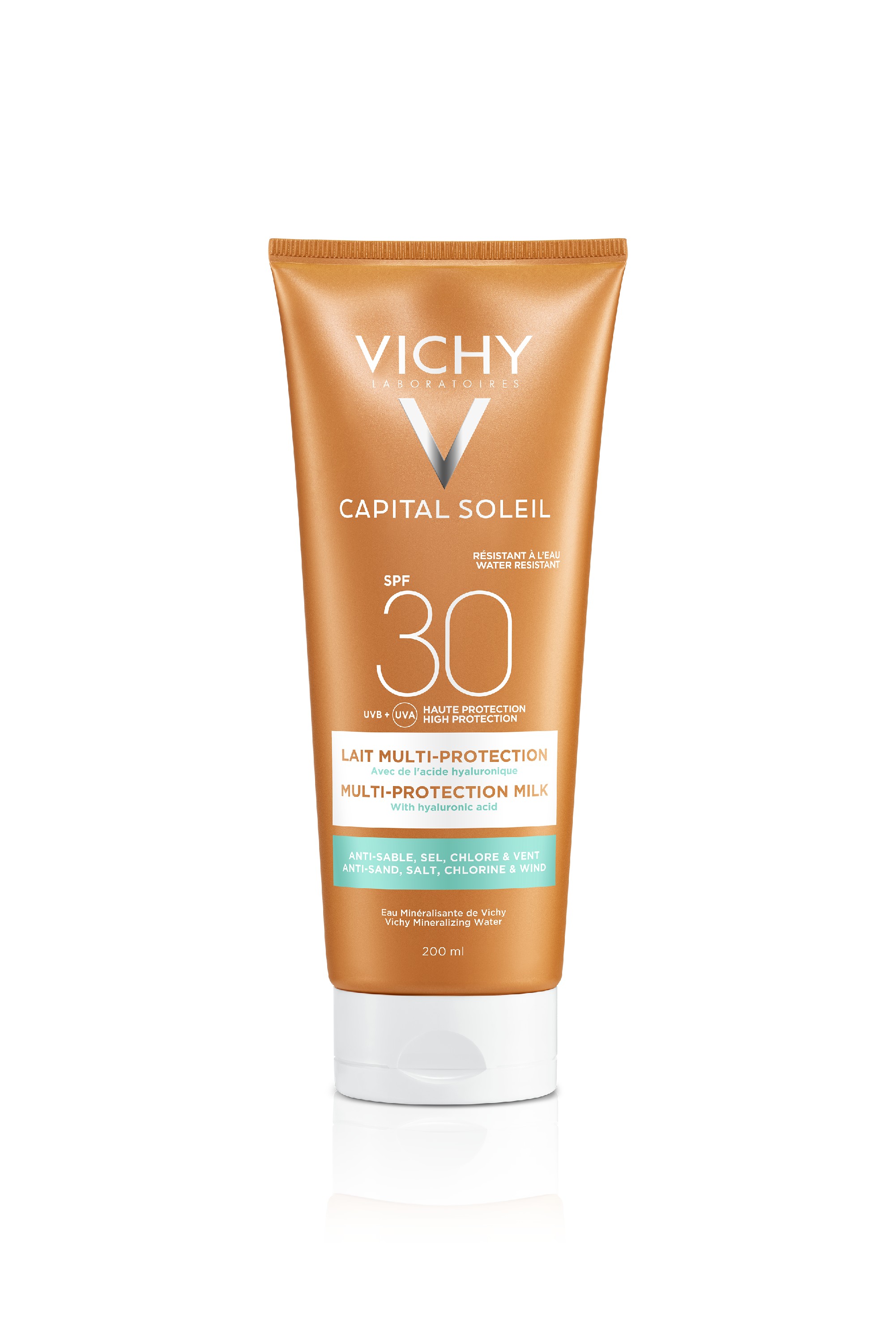 Vichy Capital Soleil Leite Multi-Proteção FPS30+, 200 ml
