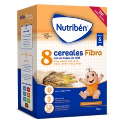 Nutriben mingau 8 cereais com fibra de mel, 600g
