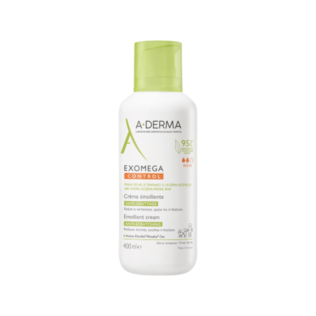 A-Derma Exomega Control Creme Emoliente, 400 ml
