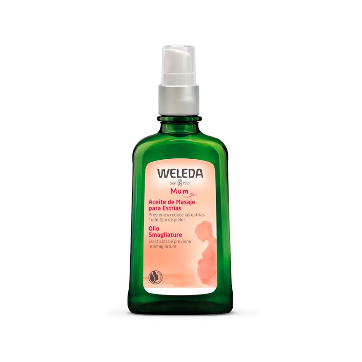Weleda Óleo de massagem anti-estrias, 100 ml